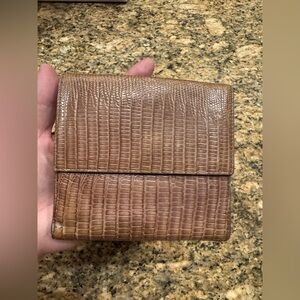 🇺🇸🇺🇸🇺🇸Gucci Light Brown Vintage Clip Compact wallet
